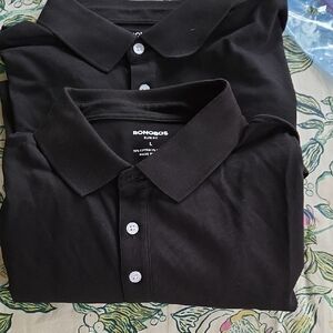 Bonobos Men's Black Pique Polo